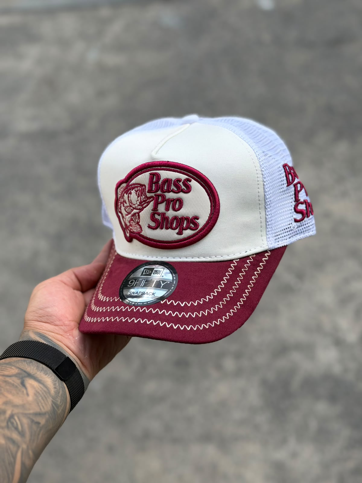 Gorra Bass Pro Shop Negra Trucker